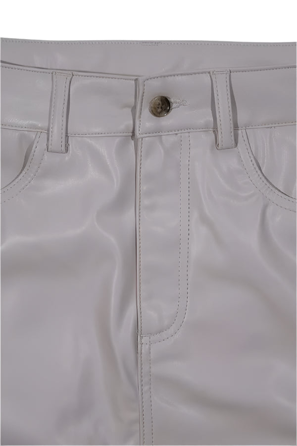 GMG Firenze-%100 Deri Yırtmaçlı Kadın Etek-Etek-7-Milagron.com