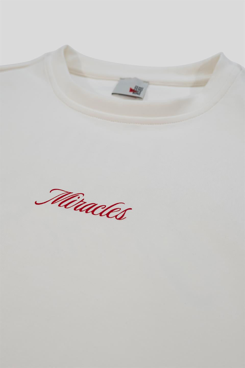 Arka Baskı Detaylı Kadın Crop T-Shirt