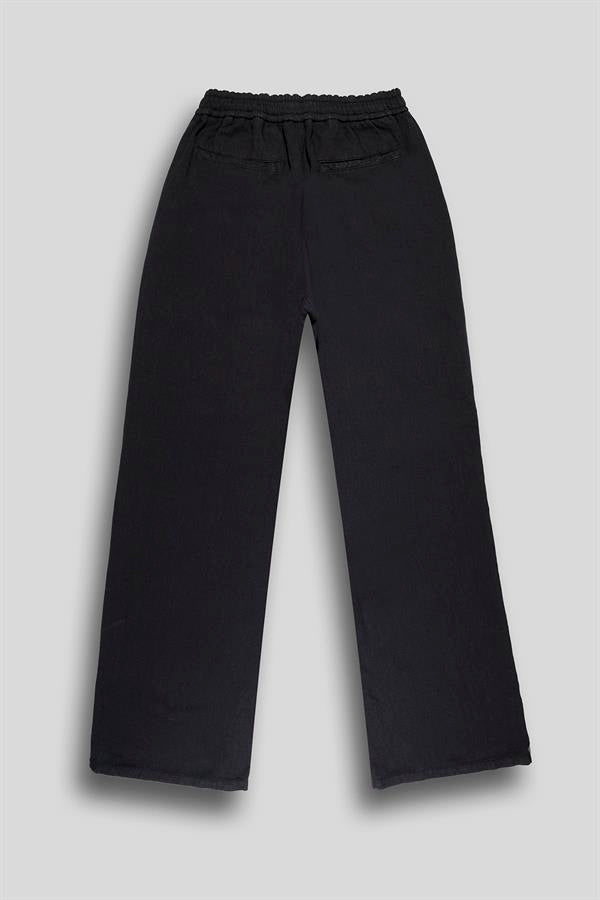 GMG Firenze-Bağcıklı Cep Detaylı Oversize Kadın Dokuma Pantolon-//Özel Fi̇yatlar-17-Milagron.com