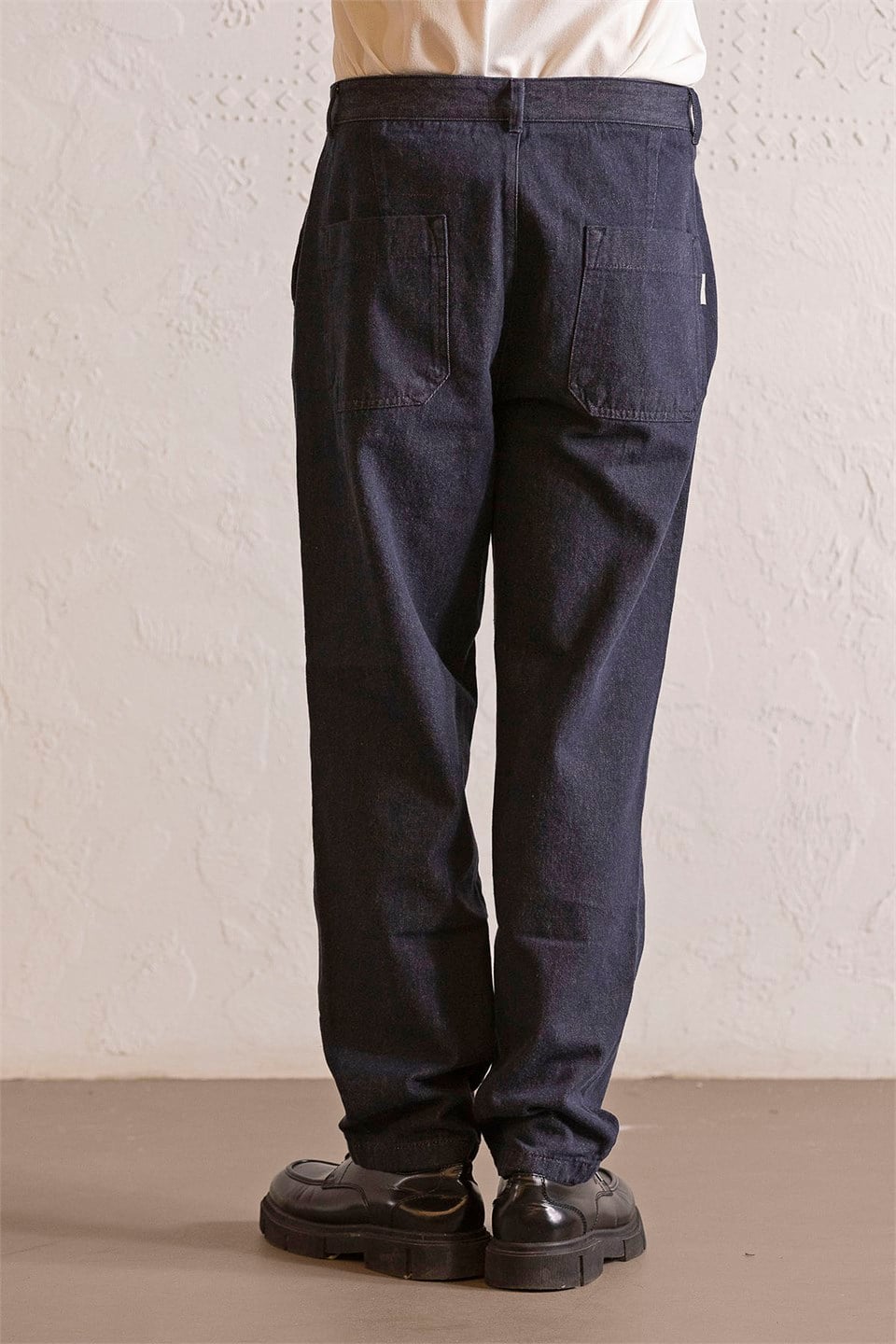 GMG Firenze-Baggy Fit Denim Erkek Pantolon-CHINO-4-Milagron.com
