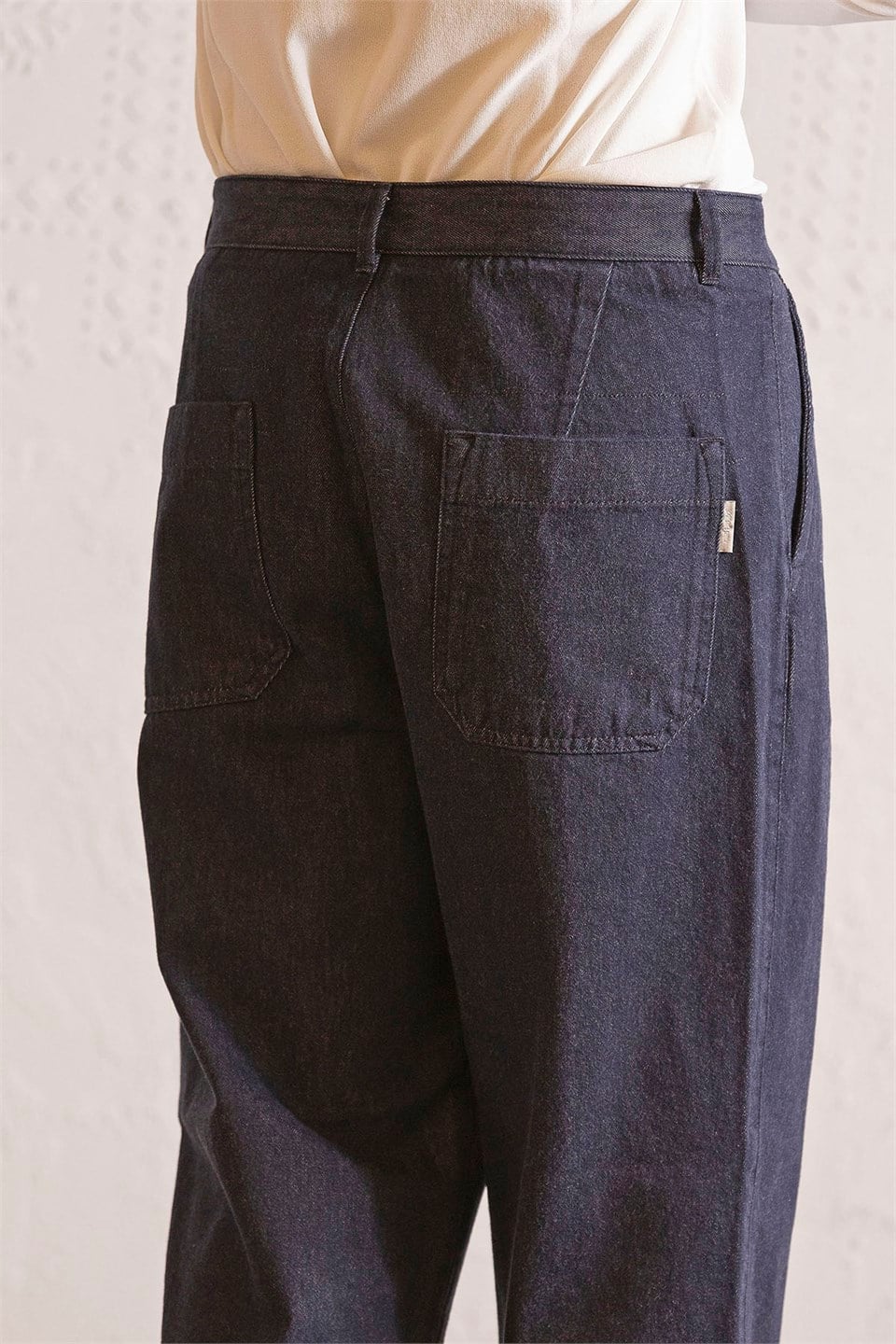 GMG Firenze-Baggy Fit Denim Erkek Pantolon-CHINO-5-Milagron.com