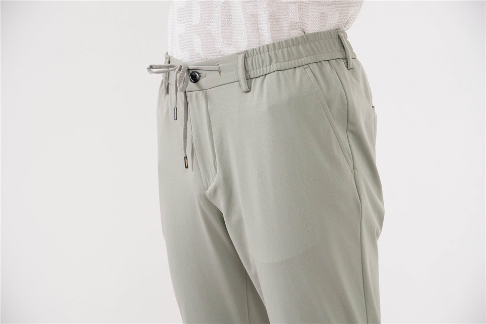 Beli Lastikli Arka Cepleri Çıtçıt Kapamalı Jogger Erkek Pantolon