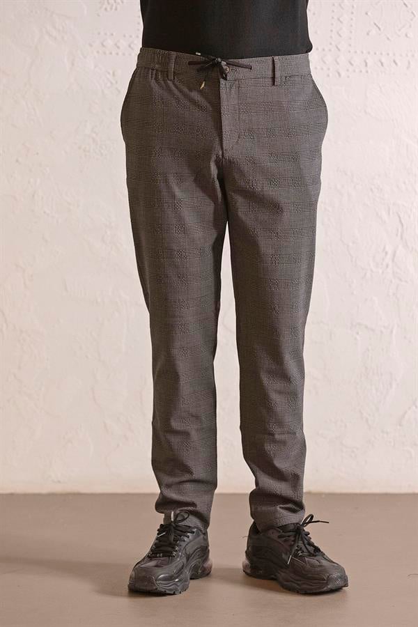 GMG Firenze-Beli Lastikli Arka Cepleri çıtçıtlı Jogger Erkek Pantolon-JOGGER-1-Milagron.com