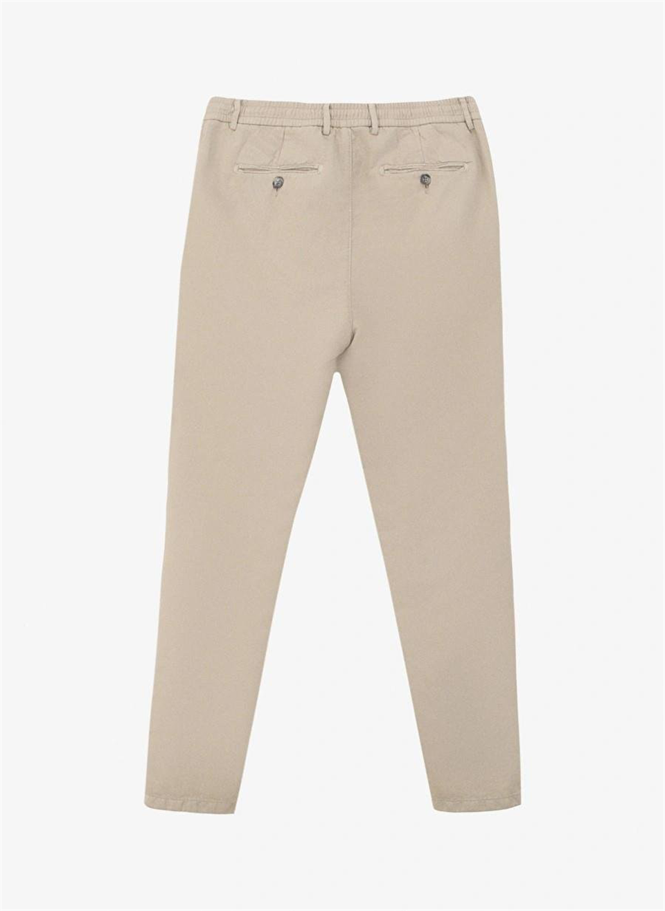 Beli Lastikli Arka Fleto Cepli Regular Erkek Pantolon