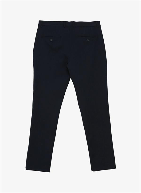 Beli Lastikli Arka Fleto Cepli Slim Fit Erkek Pantolon