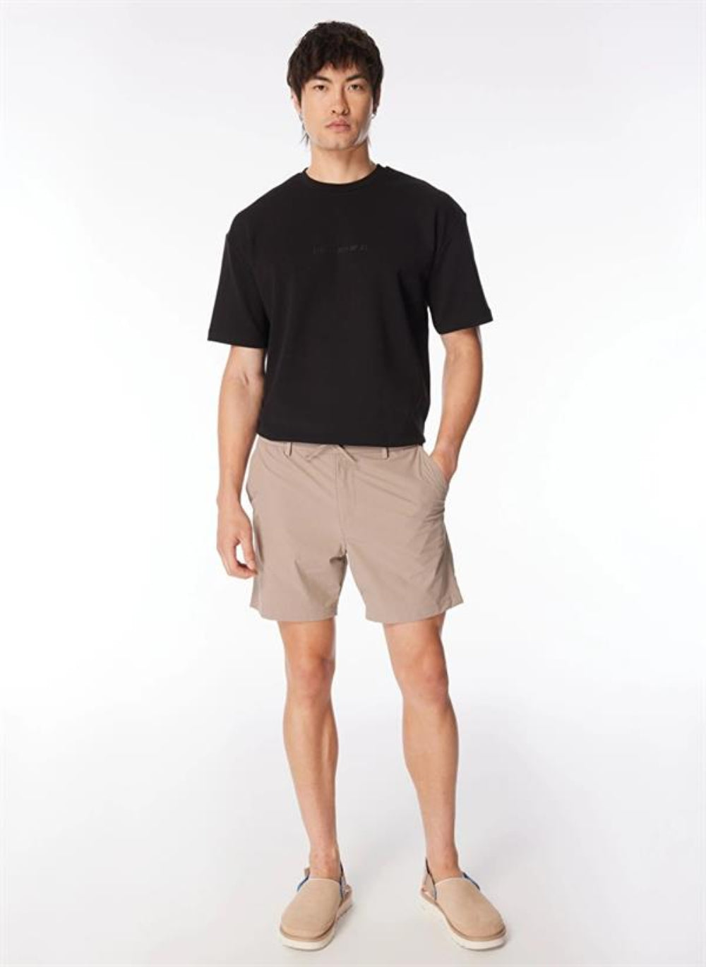 GMG Firenze-Beli Lastikli Arkası Fleto Cepli Jogger Erkek Şort-Şort-1-Milagron.com