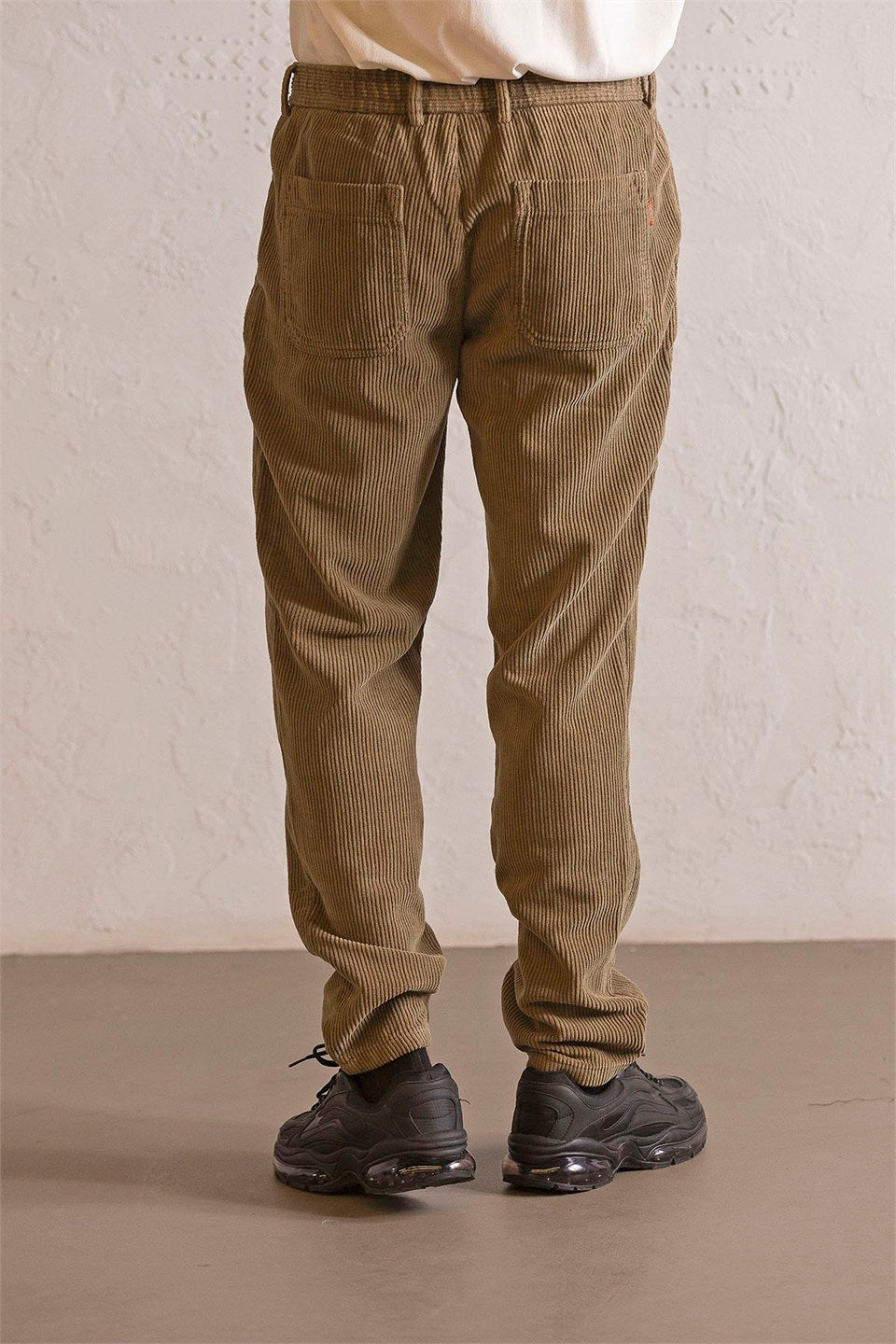 Beli Lastikli Bağcıklı Fitilli Erkek Pantolon