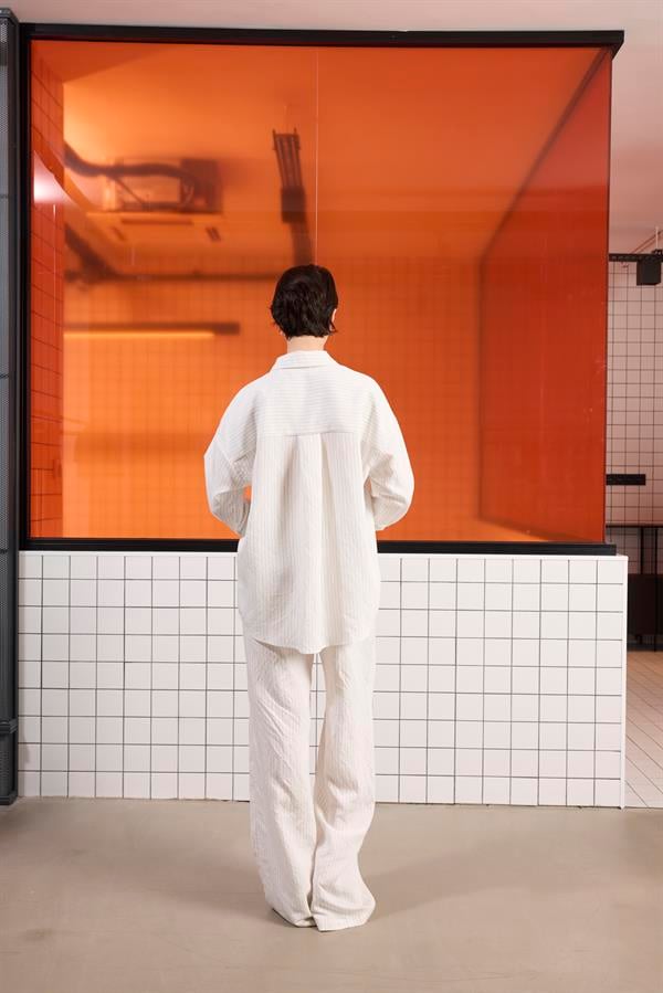 GMG Firenze-Beli Lastikli İstanbul Cepli Geniş Paça Çizgili Kadın Pantolon-Pantolon-4-Milagron.com