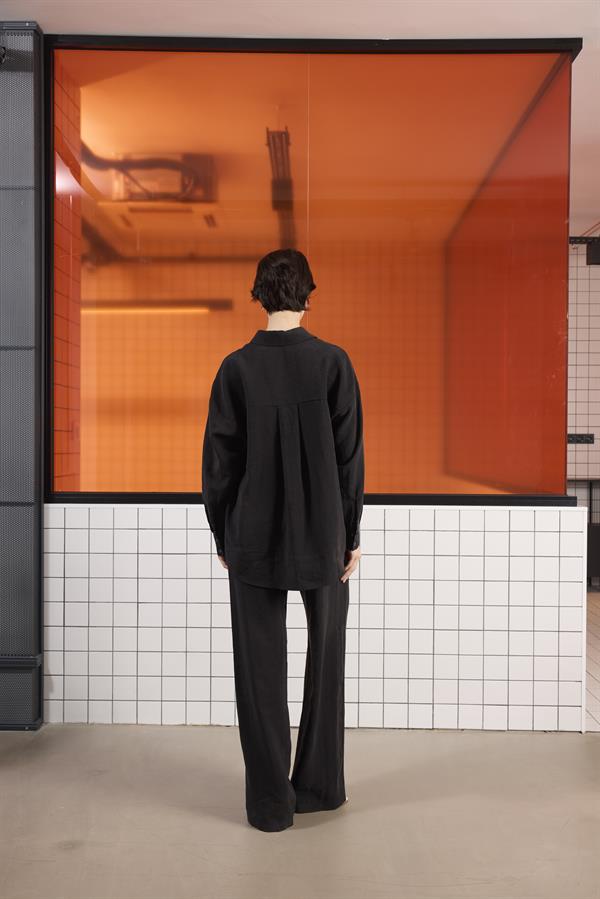 GMG Firenze-Beli Lastikli İstanbul Cepli Geniş Paça Kadın Pantolon-Pantolon-5-Milagron.com