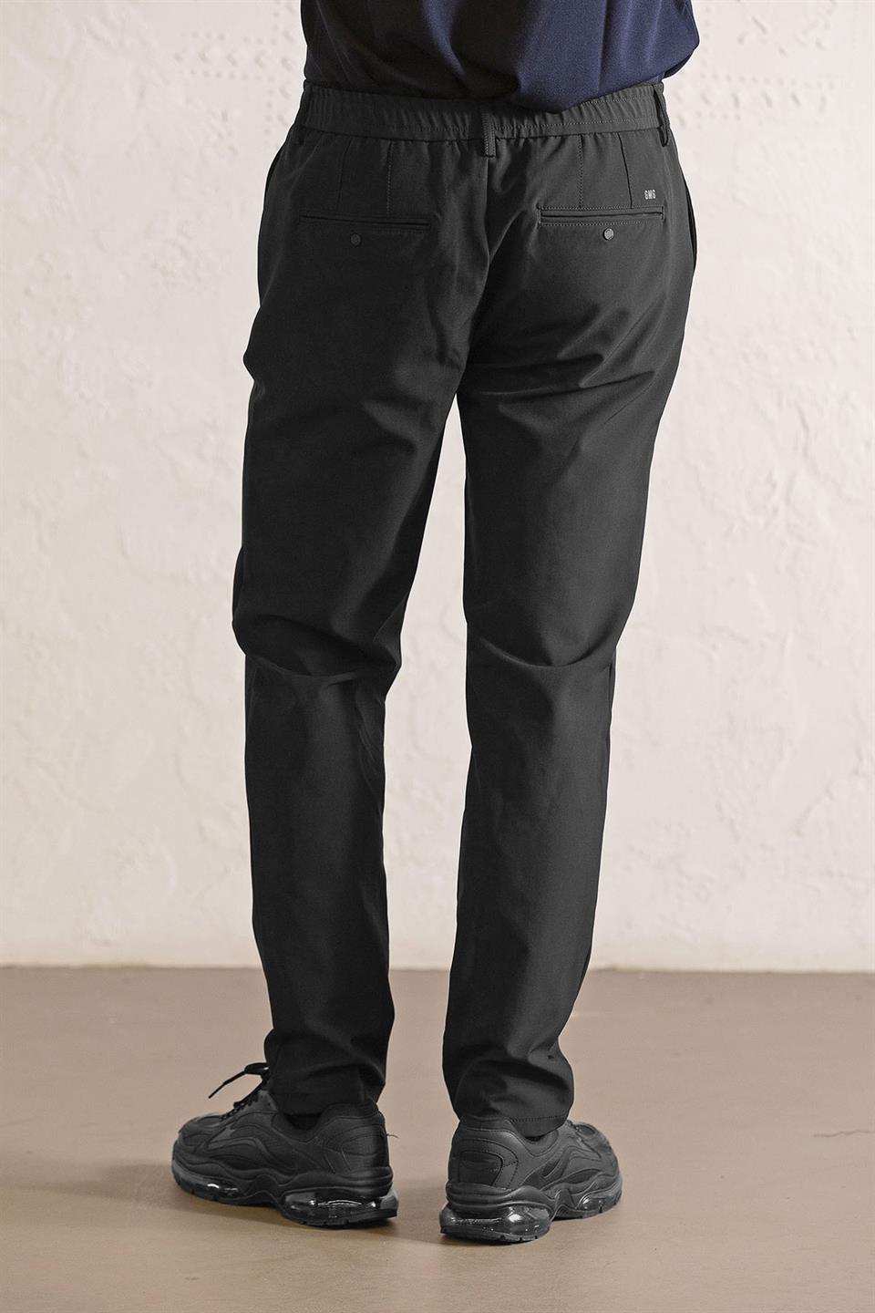 Beli Lastikli Ve Bağcıklı Cepleri Çıtçıtlı Jogger Erkek Pantolon