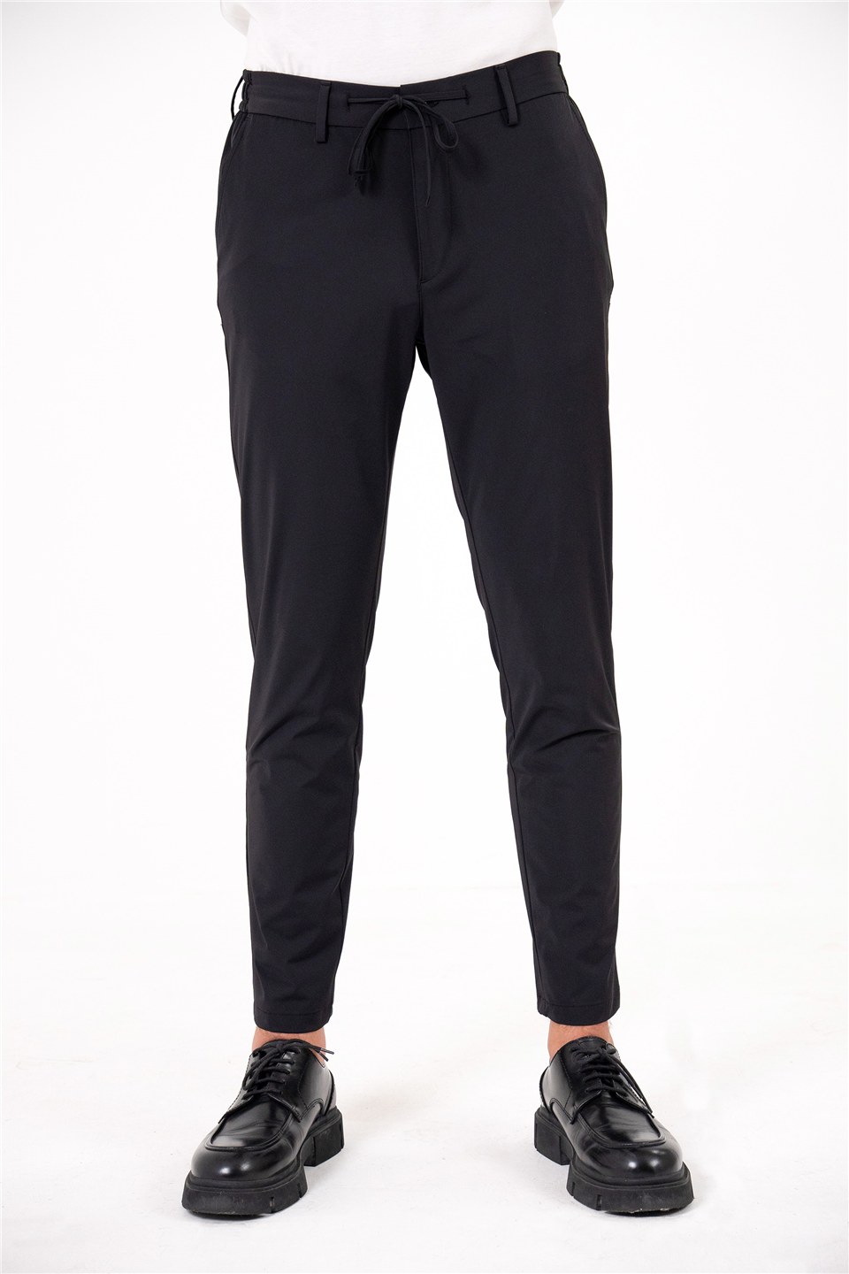 Beli Yarım Lastikli Arkası Çift Fleto Jogger Erkek Pantolon
