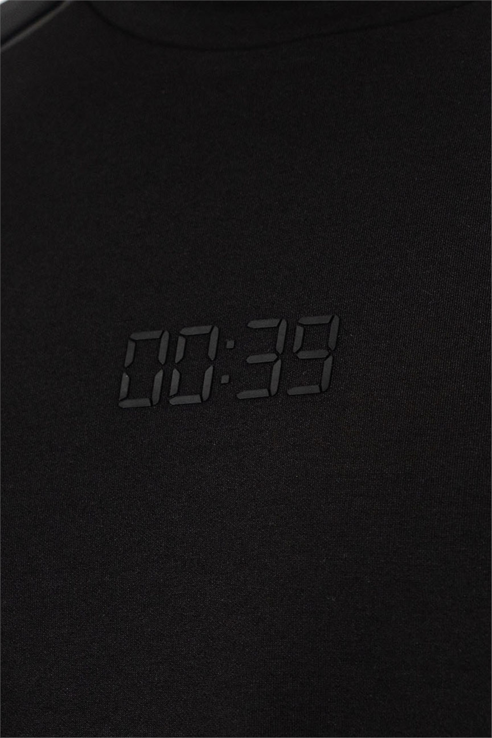 Bisiklet Yaka 00:39 Baskılı Modal Erkek T-Shirt