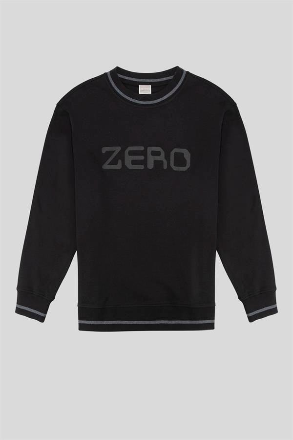 GMG Firenze-Bisiklet Yaka Baskı Detaylı Regular Fit Erkek Sweatshirt-SWEATSHIRT-16-Milagron.com