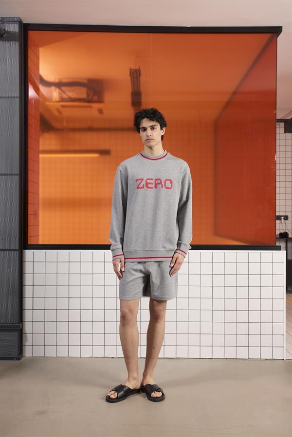 GMG Firenze-Bisiklet Yaka Baskı Detaylı Regular Fit Erkek Sweatshirt-SWEATSHIRT-2-Milagron.com