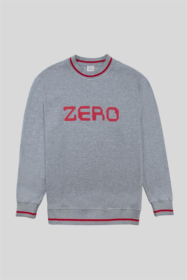 GMG Firenze-Bisiklet Yaka Baskı Detaylı Regular Fit Erkek Sweatshirt-SWEATSHIRT-8-Milagron.com