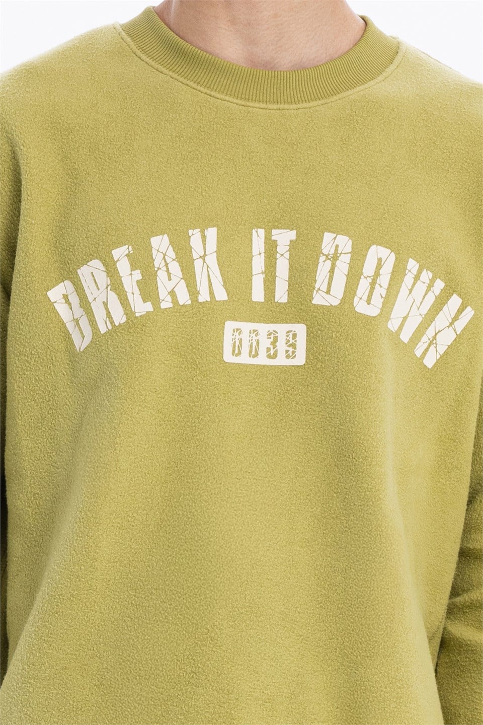 GMG Firenze-Bisiklet Yaka Baskılı %100 Pamuk Polar Erkek Sweatshirt-Winter'26-5-Milagron.com