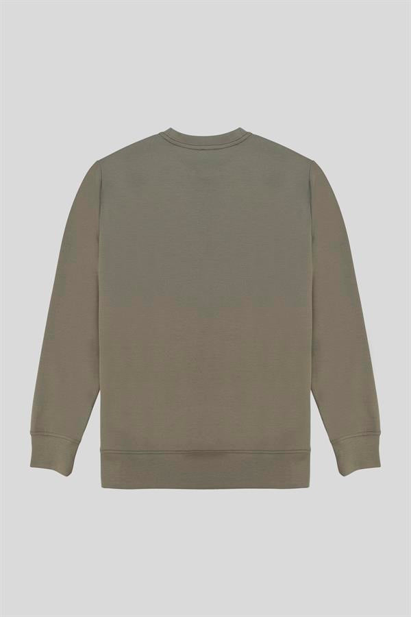 GMG Firenze-Bisiklet Yaka Baskılı Regular Fit Erkek Sweatshirt-SWEATSHIRT-7-Milagron.com
