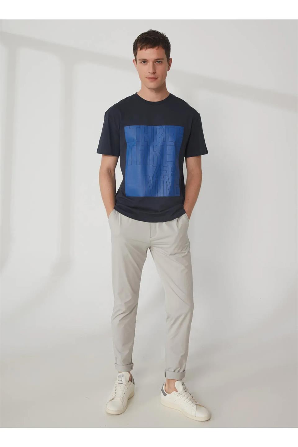 GMG Firenze-Bisiklet Yaka Baskılı T-Shirt-T-Shirts-3-Milagron.com