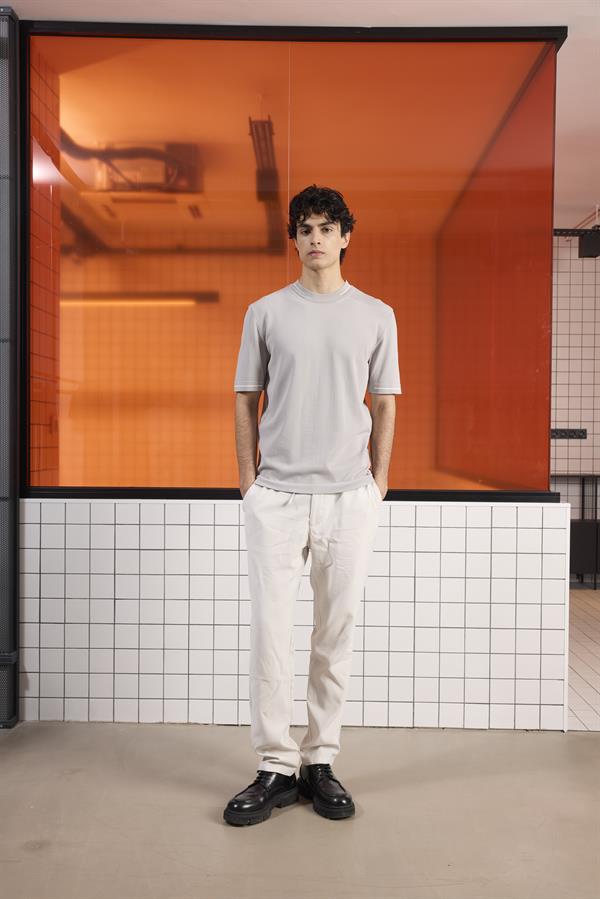 GMG Firenze-Bisiklet Yaka Çizgi Detaylı Triko Erkek Kazak-Kazak & Triko-7-Milagron.com