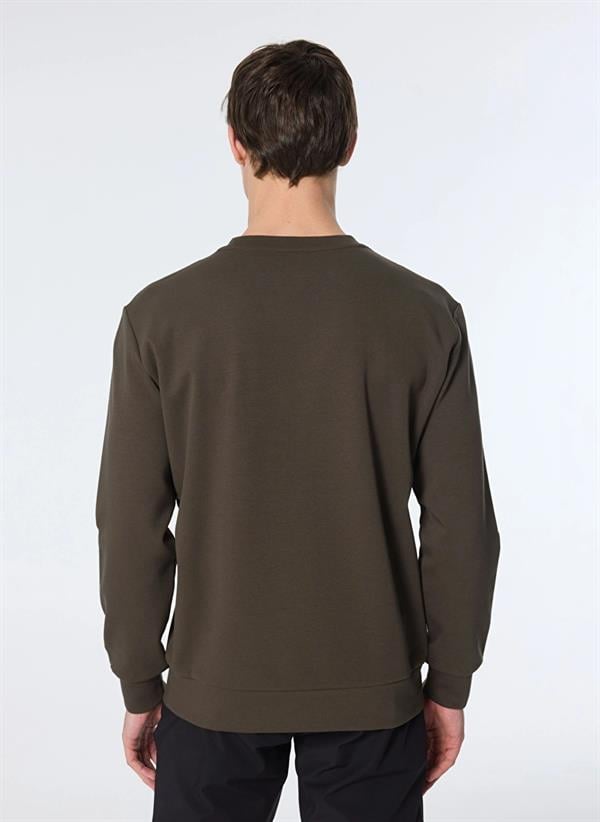 GMG Firenze-Bisiklet Yaka Dalga Baskılı Erkek Sweatshirt-SWEATSHIRT-4-Milagron.com