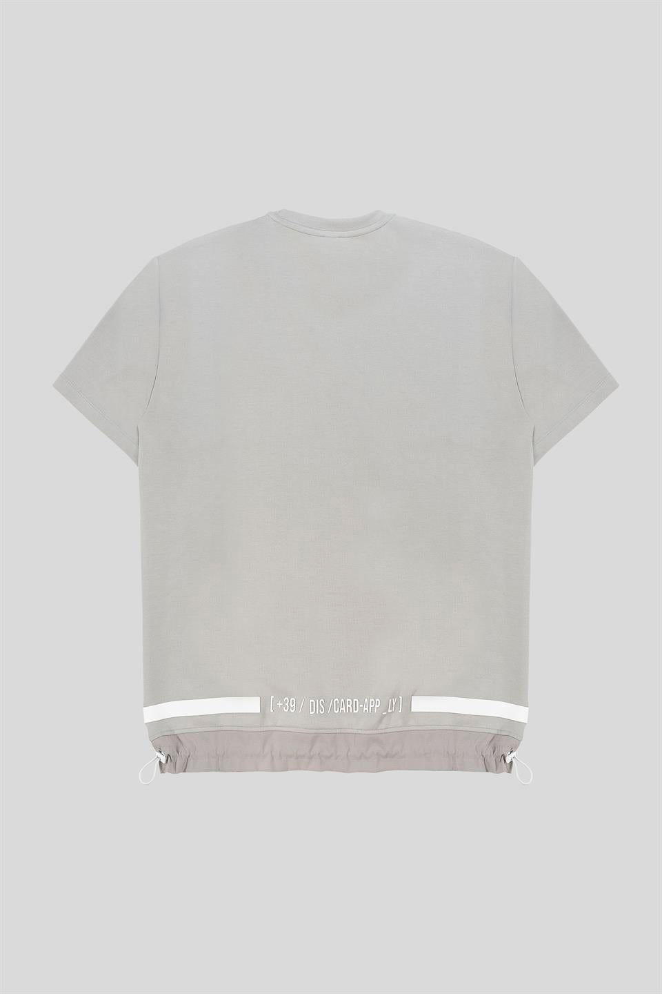 Bisiklet Yaka Garnili Modal Erkek T-Shirt