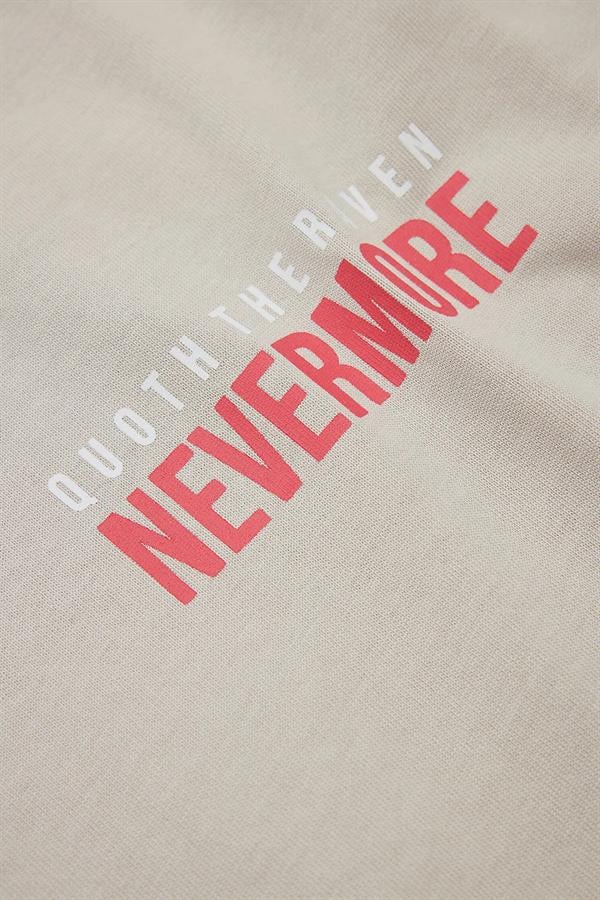 GMG Firenze-Bisiklet Yaka Göğsü Garni Ve Baskı Detaylı T-Shirt-T-Shirts-3-Milagron.com