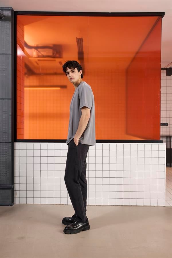 GMG Firenze-Bisiklet Yaka Logo Detaylı Erkek T Shirt-Summer'25-10-Milagron.com