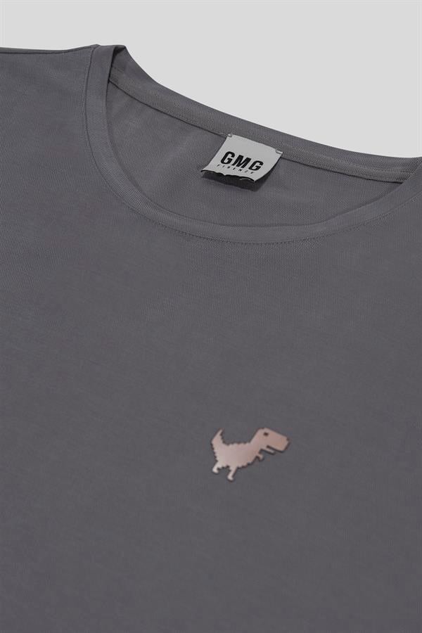 GMG Firenze-Bisiklet Yaka Logo Detaylı Erkek T Shirt-Summer'25-12-Milagron.com