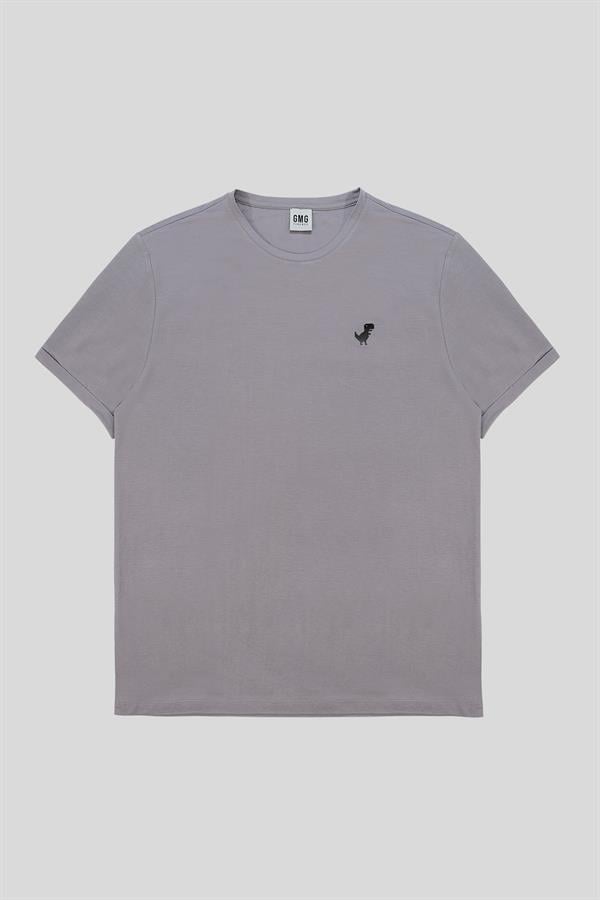 GMG Firenze-Bisiklet Yaka Logo Detaylı Erkek T Shirt-Summer'25-5-Milagron.com