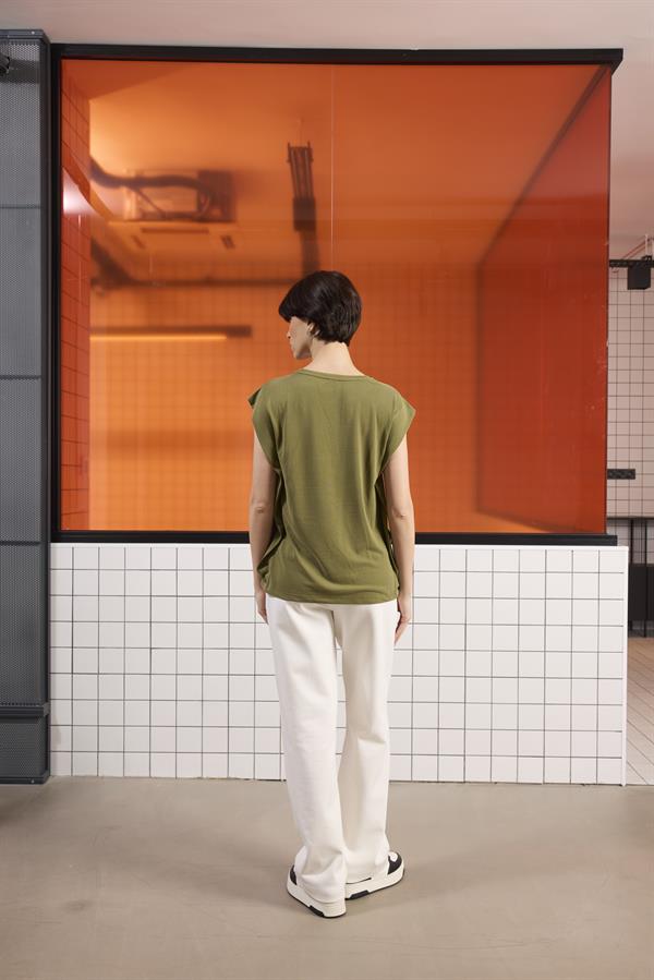 GMG Firenze-Bisiklet Yaka Logo Detaylı Kolsuz T-Shirt-T-Shirts-10-Milagron.com