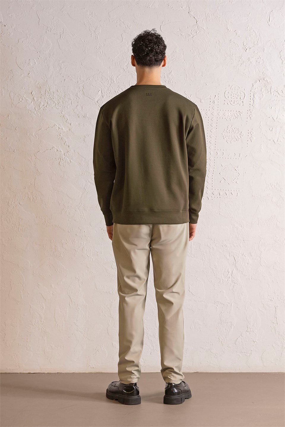 GMG Firenze-Bisiklet Yaka Önü Dalga Baskılı Erkek Sweatshirt-Winter'26-3-Milagron.com