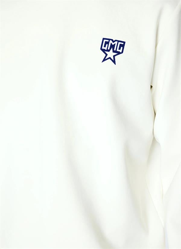 GMG Firenze-Bisiklet Yaka Sırtı Flok Göğsü Yıldız Baskılı Erkek Sweatshirt-Sweatshirts & Hoodies-7-Milagron.com