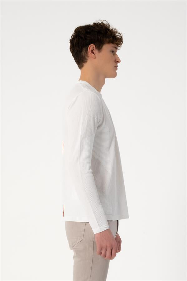 Bisiklet Yaka Slim Fit Erkek Kazak