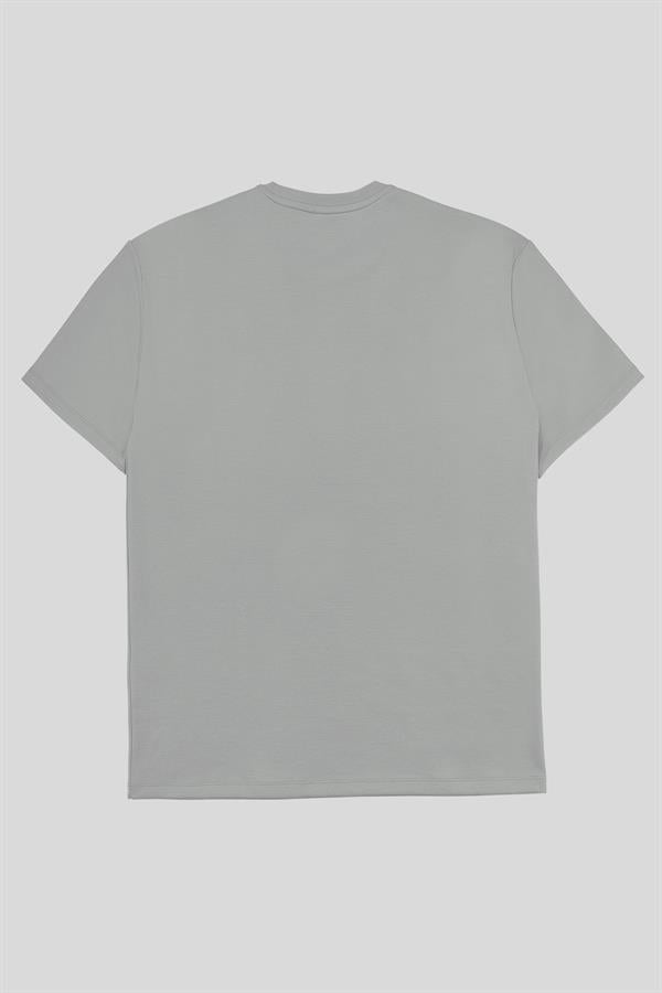 Bisiklet Yaka Yeah Baskılı Erkek T-Shirt