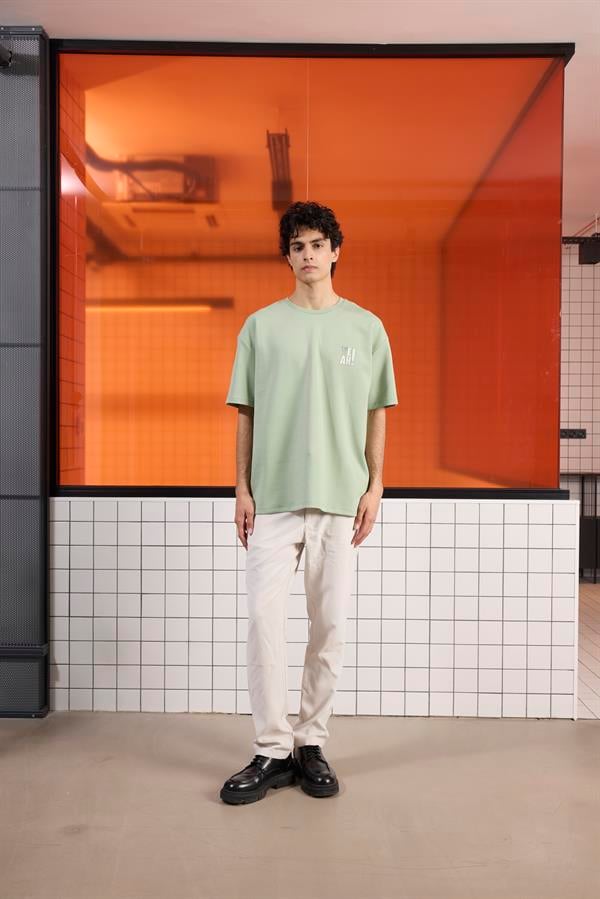 GMG Firenze-Bisiklet Yaka Yeah Baskılı Erkek T Shirt-Summer'25-9-Milagron.com