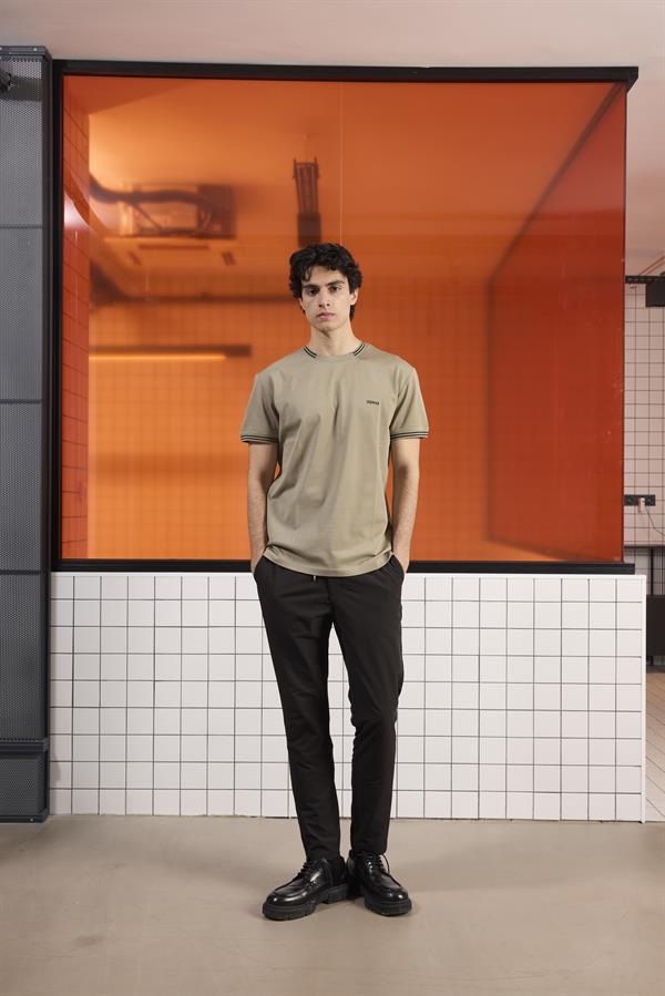 GMG Firenze-Bisiklet Yaka çizgi Detaylı Pike T Shirt-Summer'25-2-Milagron.com