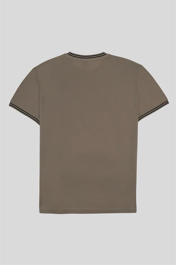 GMG Firenze-Bisiklet Yaka çizgi Detaylı Pike T Shirt-Summer'25-7-Milagron.com