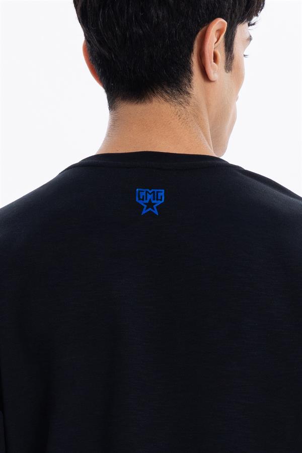 GMG Firenze-Bisiklet Yaka önü Gmg Baskılı Erkek Sweatshirt-SWEATSHIRT-3-Milagron.com