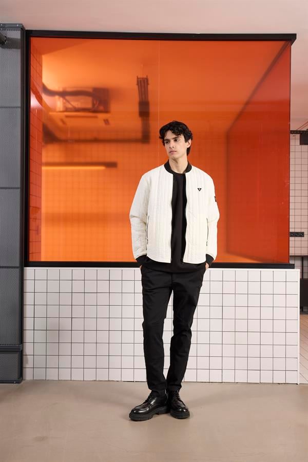 GMG Firenze-Bomber Yaka Kapitone Erkek Mont-MONT-2-Milagron.com