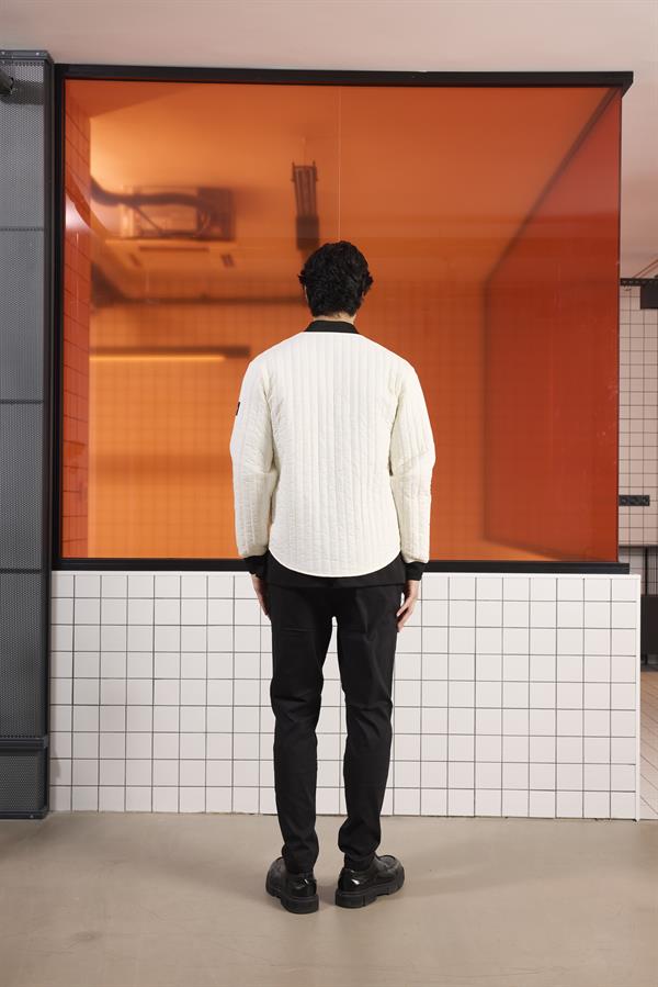 GMG Firenze-Bomber Yaka Kapitone Erkek Mont-MONT-4-Milagron.com