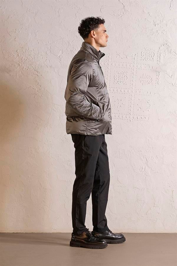 GMG Firenze-Dik Yaka çift Taraflı Basic Erkek Mont-MONT-20-Milagron.com