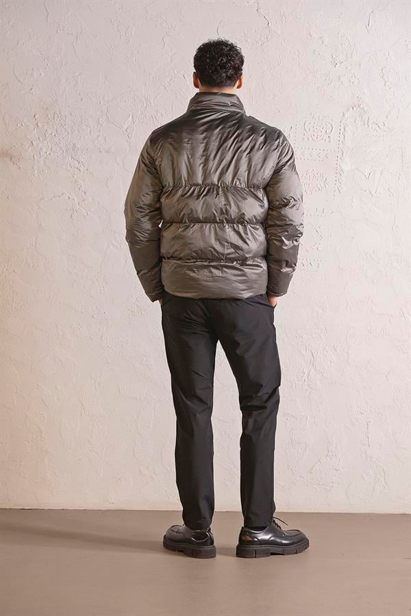 GMG Firenze-Dik Yaka çift Taraflı Basic Erkek Mont-MONT-21-Milagron.com