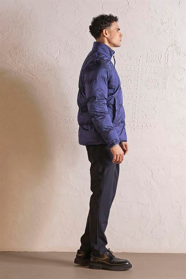 GMG Firenze-Dik Yaka çift Taraflı Basic Erkek Mont-MONT-9-Milagron.com