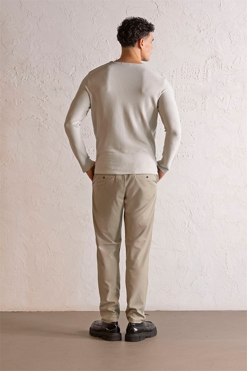 GMG Firenze-Bisiklet Yaka Slim Fit Erkek Kazak-Winter'26-3-Milagron.com