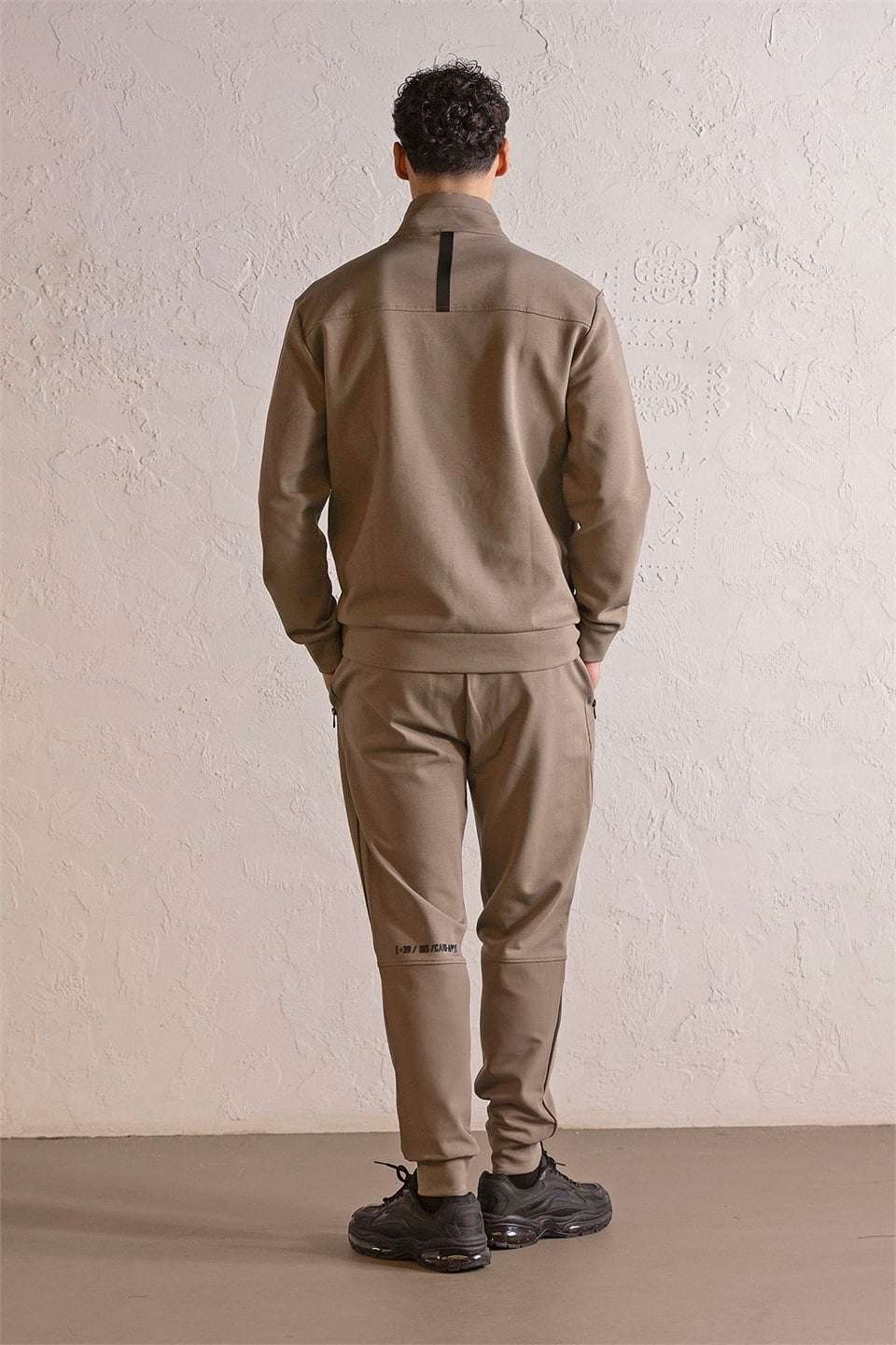 GMG Firenze-Dik Yaka Fermuar Ve Çıtçıt Detaylı Erkek Sweatshirt-Sweatshirts & Hoodies-3-Milagron.com