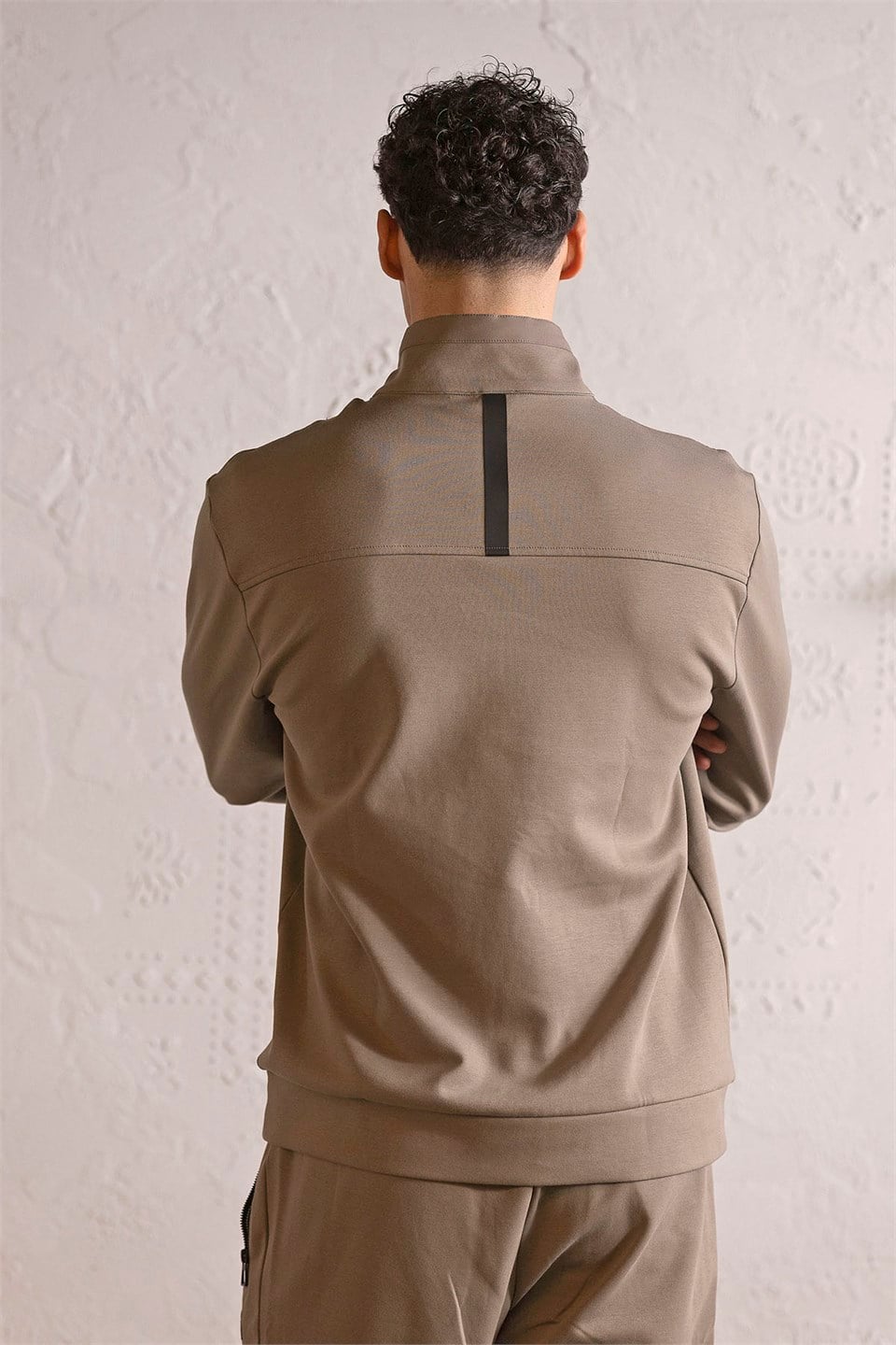 GMG Firenze-Dik Yaka Fermuar Ve Çıtçıt Detaylı Erkek Sweatshirt-Sweatshirts & Hoodies-6-Milagron.com