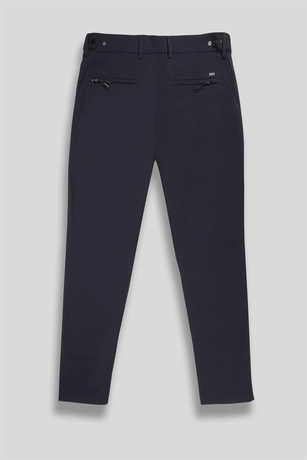 GMG Firenze-Fermuarlı Dik Cep Technic Kumaşlı Slim Fit Erkek Pantolon-PANTOLON-2-Milagron.com