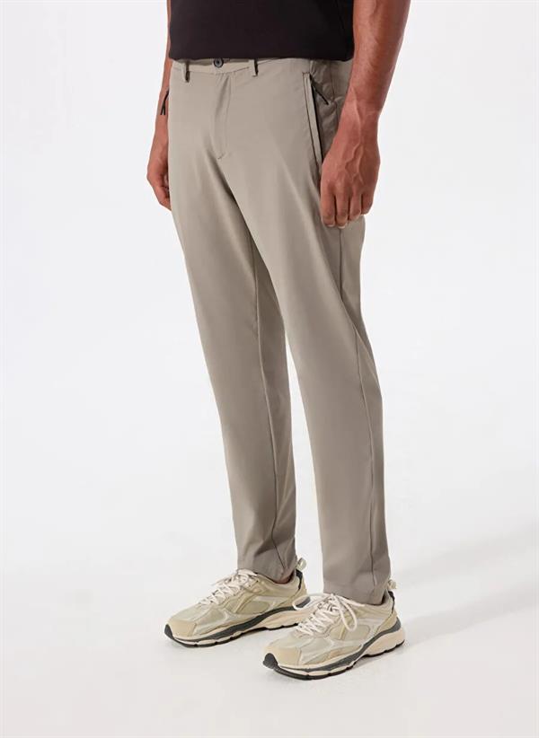 GMG Firenze-Fermuarlı Dik Cep Technic Kumaşlı Slim Fit Erkek Pantolon-PANTOLON-7-Milagron.com