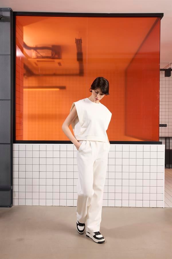 GMG Firenze-Geniş Paça Kadın Pantolon-Pantolon-2-Milagron.com