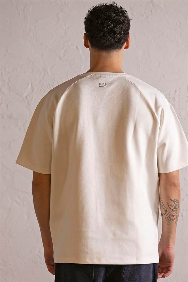 GMG Firenze-I Am Another Baskılı Oversize Erkek T Shirt-KISA KOL-10-Milagron.com